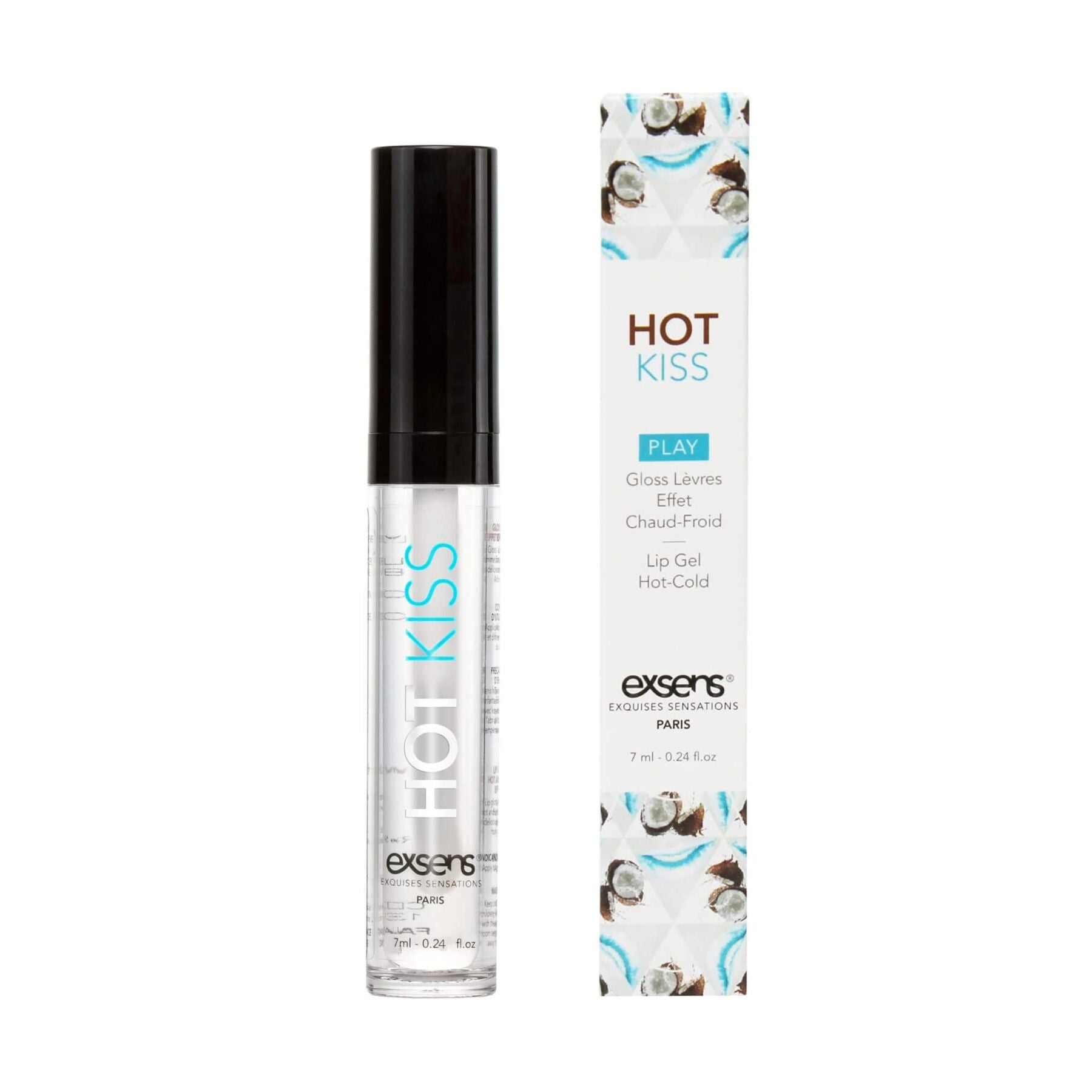 EXSENS Coconut Hot Kiss Lip Plumper 7 ml, Warming and Cooling