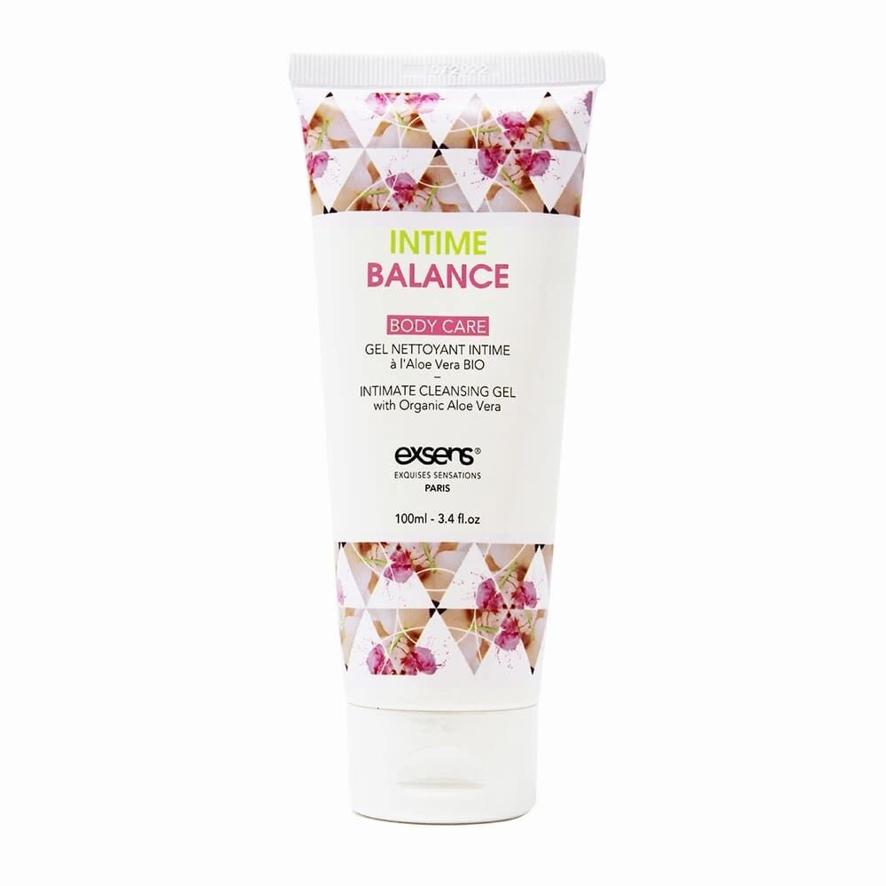EXSENS Intime Balance intimate hygiene gel, 100 ml, with organic aloe leaf extract