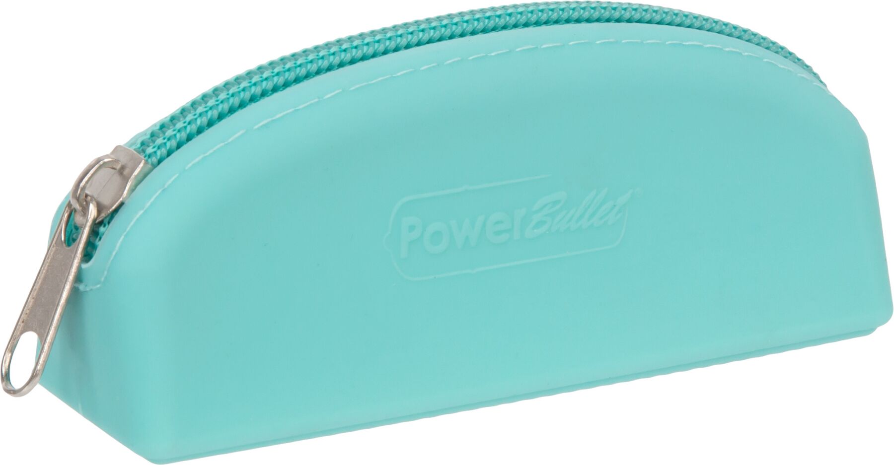 PowerBullet Sex Toy Storage Zippered Bag - Silicone Teal