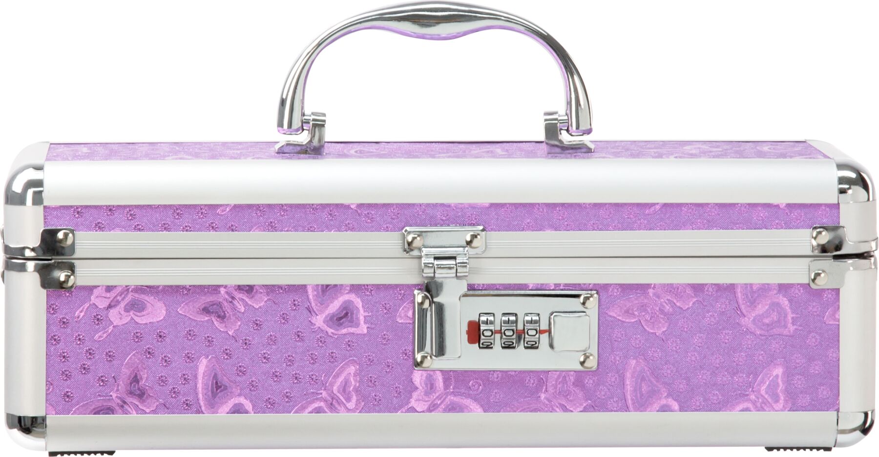 BMS Factory The Toy Chest Lockable Vibrator Case Purple with Code
