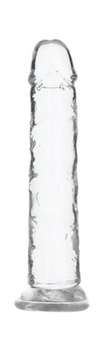 Transparent Dildo with Suction Cup ADDICTION Vertical Dong 7″, vibrator bullet included as a gift