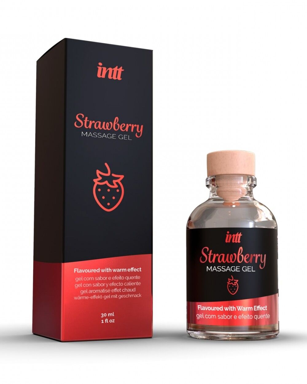 Intt Strawberry Massage Gel for intimate areas (30ml)