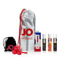 "Peach Dessert" set, 3 System JO flavored lubricants, SugarBoo vibrating bullet, System JO dice