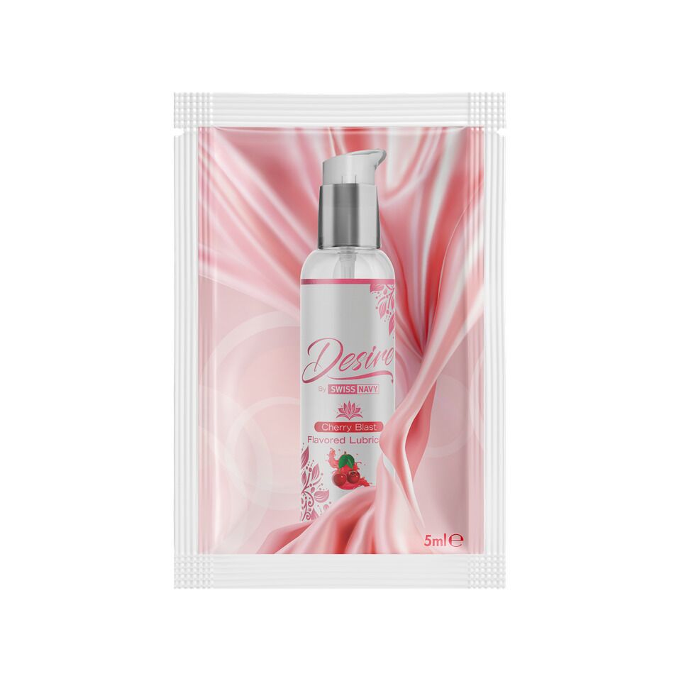 Desire by Swiss Navy Cherry Blast 5ml Water-based Lubricant Sample