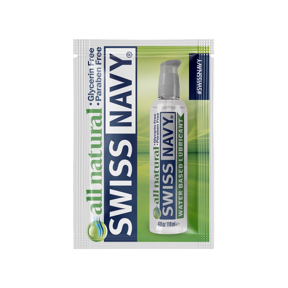 Swiss Navy All Natural Lubricant Sample for Sensitive Skin 5ml