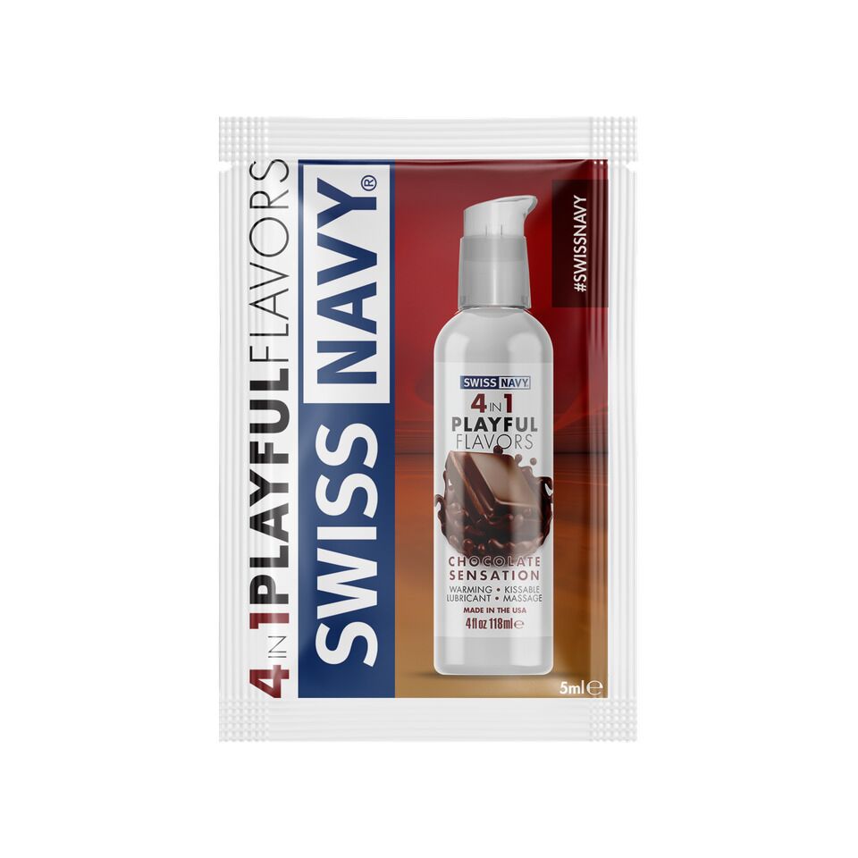 Swiss Navy 4-in-1 Chocolate Sensation sample 5 ml