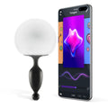 Magic Motion Bunny Smart Anal Plug with Removable Fluffy Tail, Smartphone Control