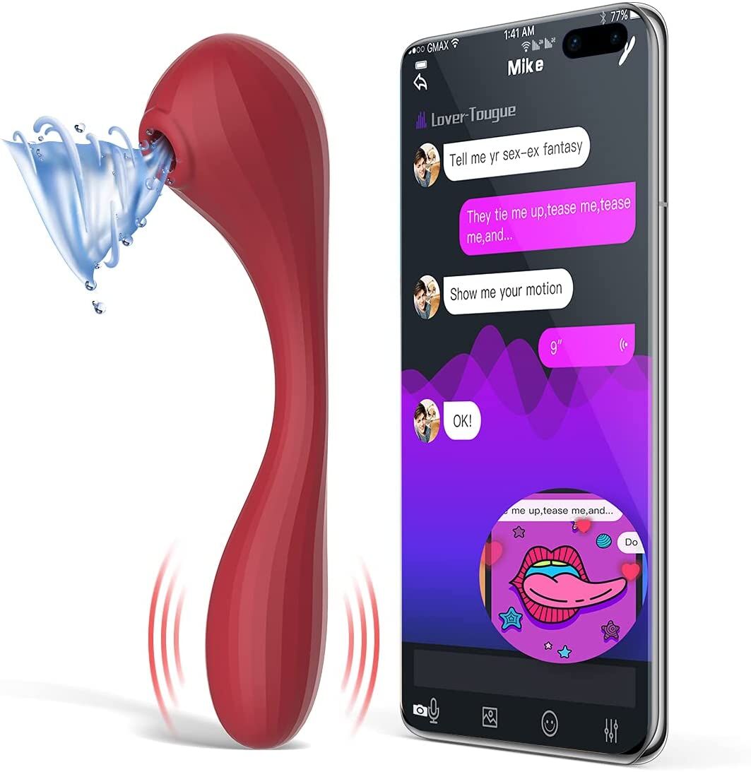 Magic Motion Bobi Red Vacuum Vaginal-Clitoral Stimulator, Smartphone-Controlled
