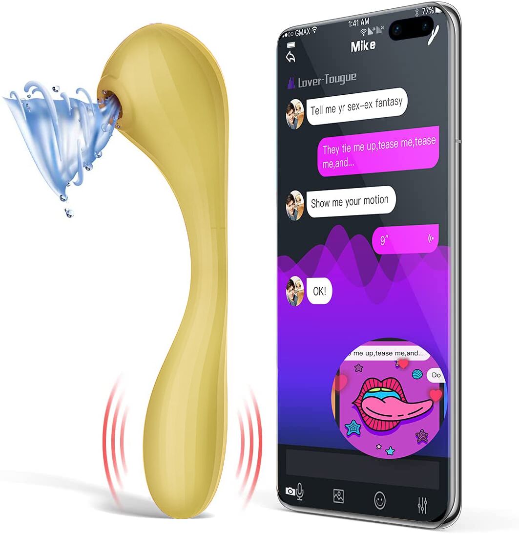 Magic Motion Bobi Yellow vacuum vaginal-clitoral stimulator, smartphone controlled