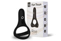 Fun Town Rise Black double erection ring, smartphone control