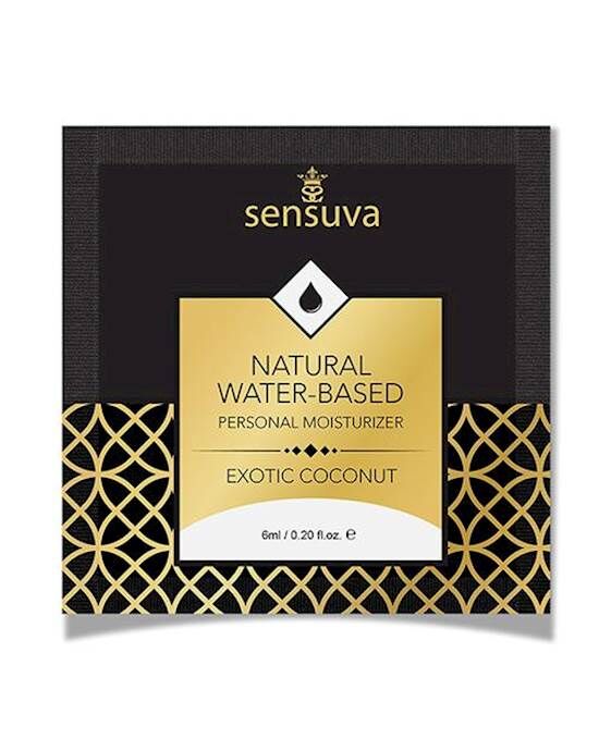 Sample Sensuva – Natural Water-Based Exotic Coconut (6 ml)