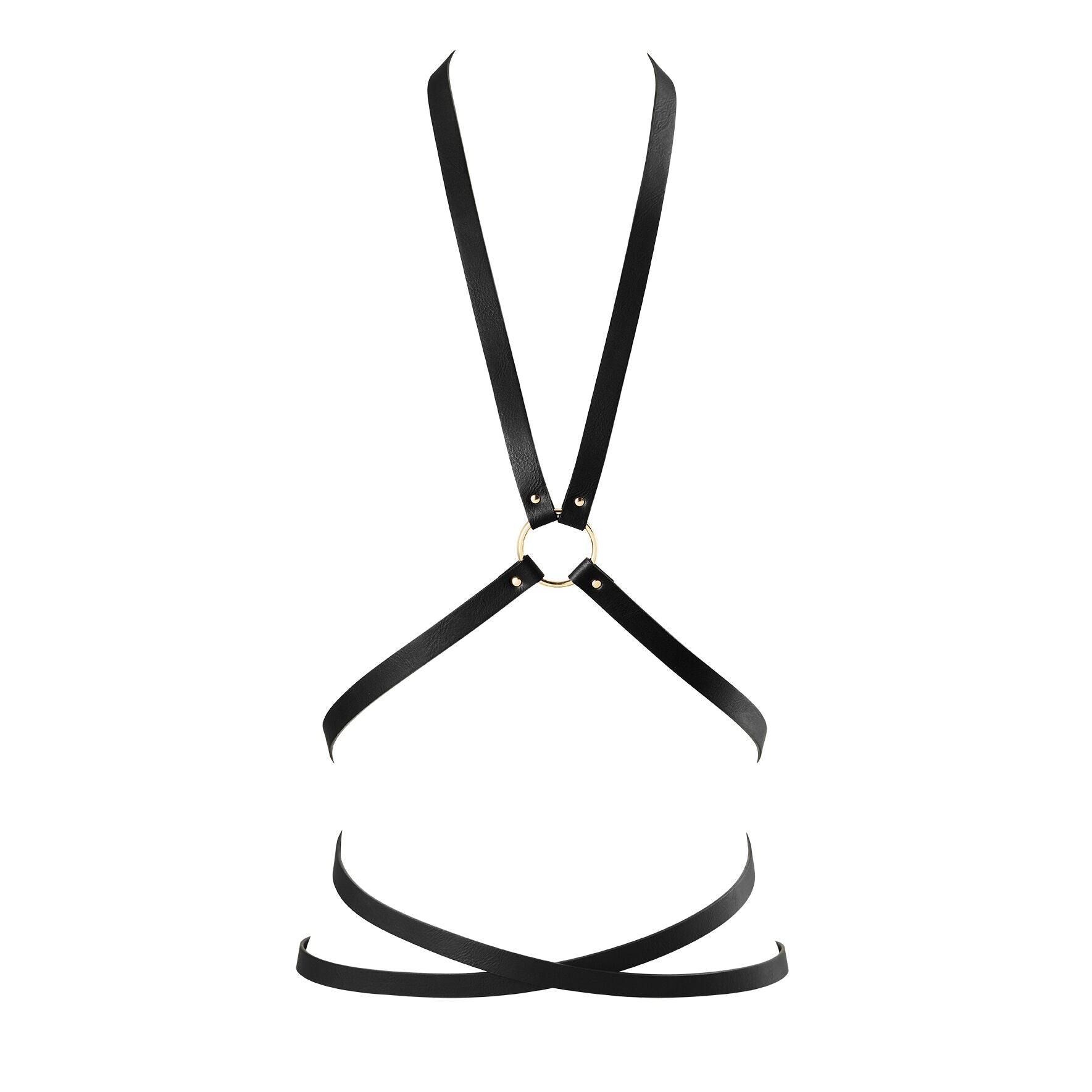 Bijoux Indiscrets Maze Multi-Way Body Harness - Black