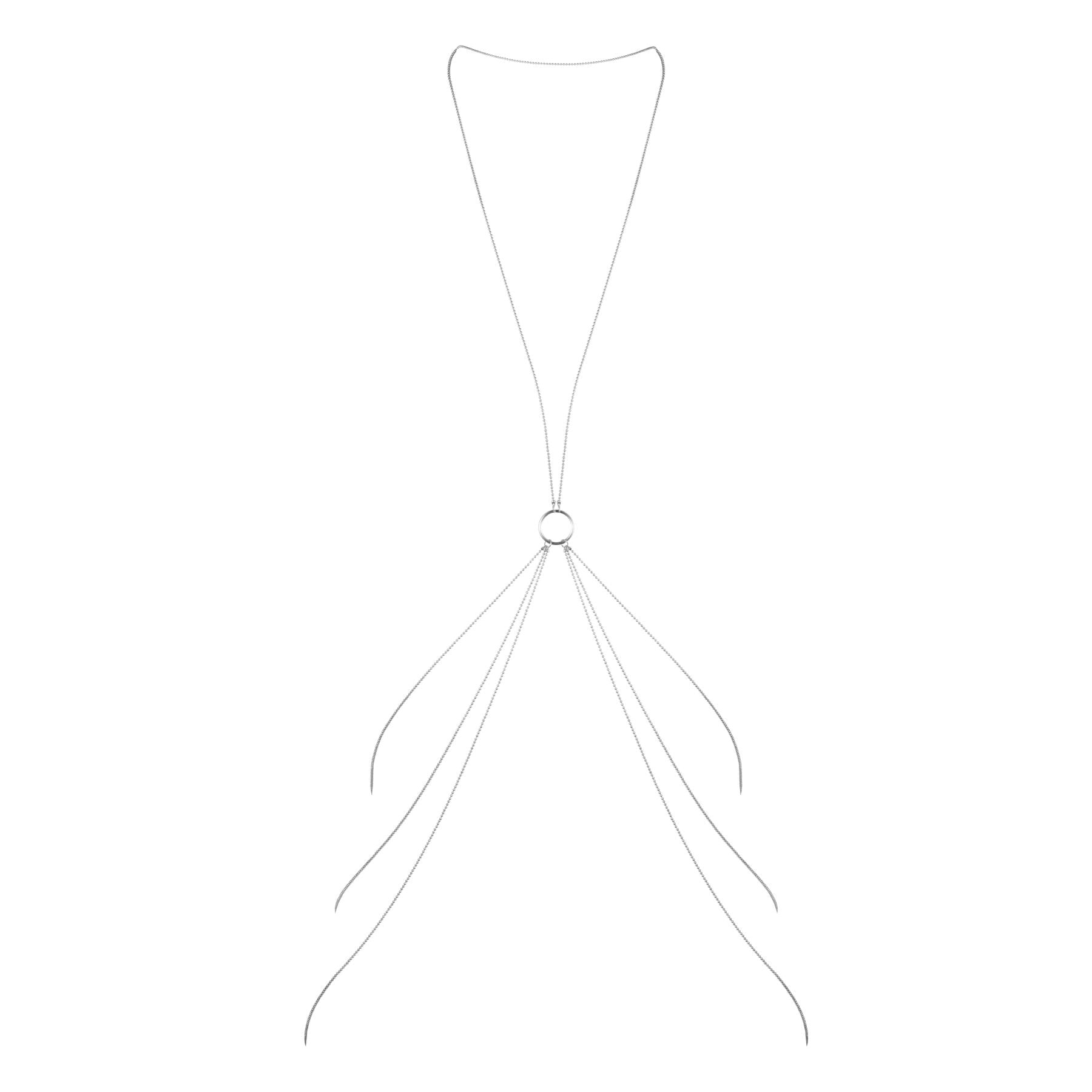 Bijoux Indiscrets Magnifique 8 Body Chain - Silver