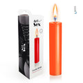 Orange wax candle Art of Sex size M 15 cm low-temperature