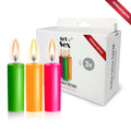Art of Sex Wax Candles size S 10 cm (3 pcs), low-temperature, luminescent