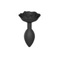 Silicone Anal Plug Love To Love OPEN ROSES L SIZE - BLACK ONYX