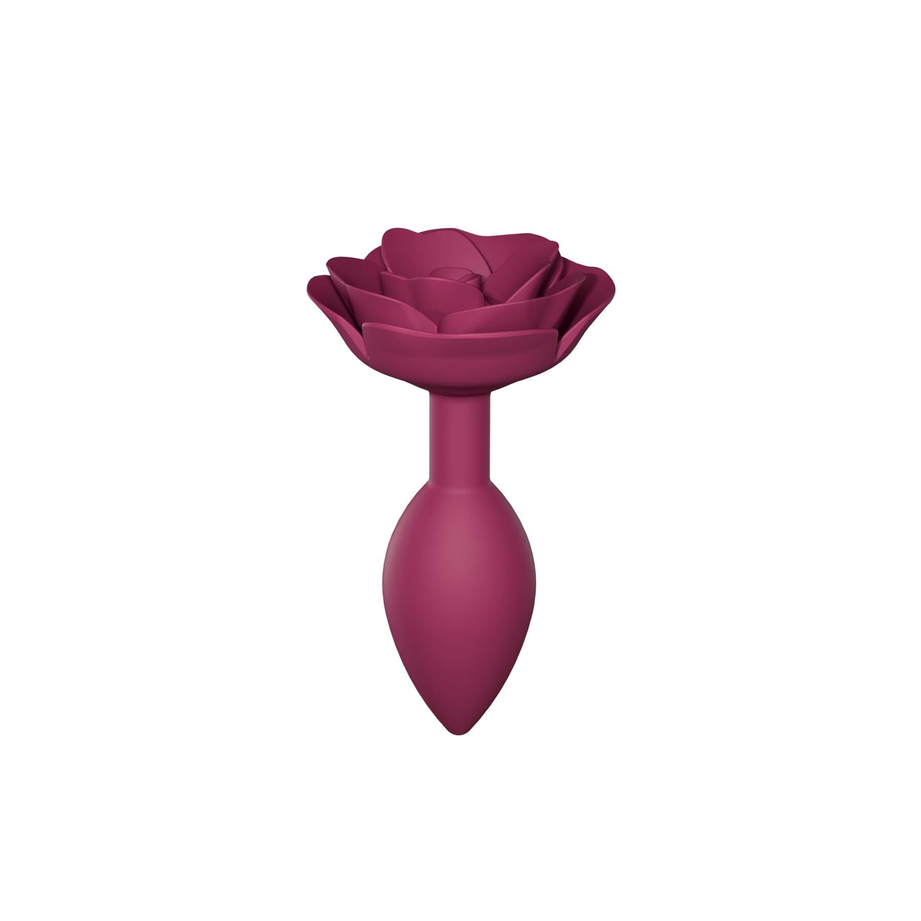 Silicone Anal Plug Love To Love OPEN ROSES M SIZE - PLUM STAR