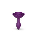 Silicone Anal Plug Love To Love OPEN ROSES S SIZE - PURPLE RAIN