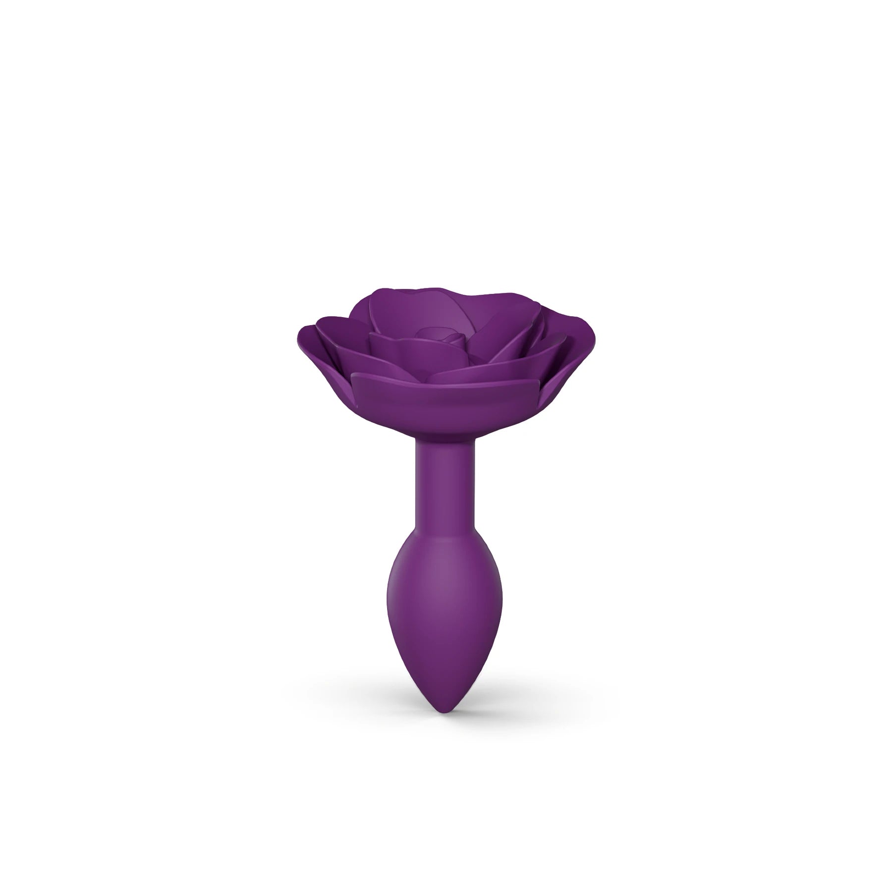 Silicone Anal Plug Love To Love OPEN ROSES S SIZE - PURPLE RAIN