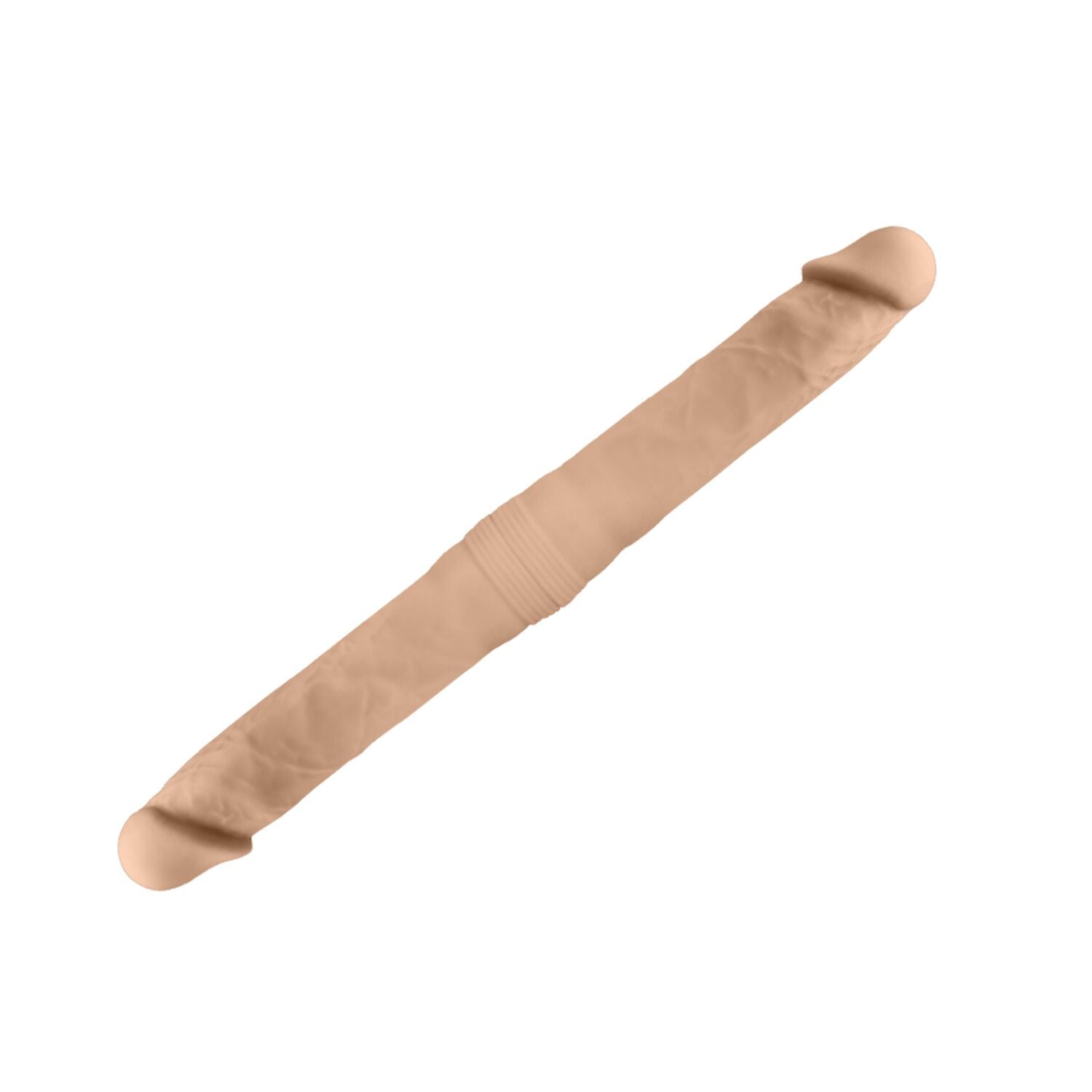 Double-sided dildo SIlexD Billy-Joe Double Dong S Flesh, dual-layer, silicone+Silexpan, diameter 3.9 cm