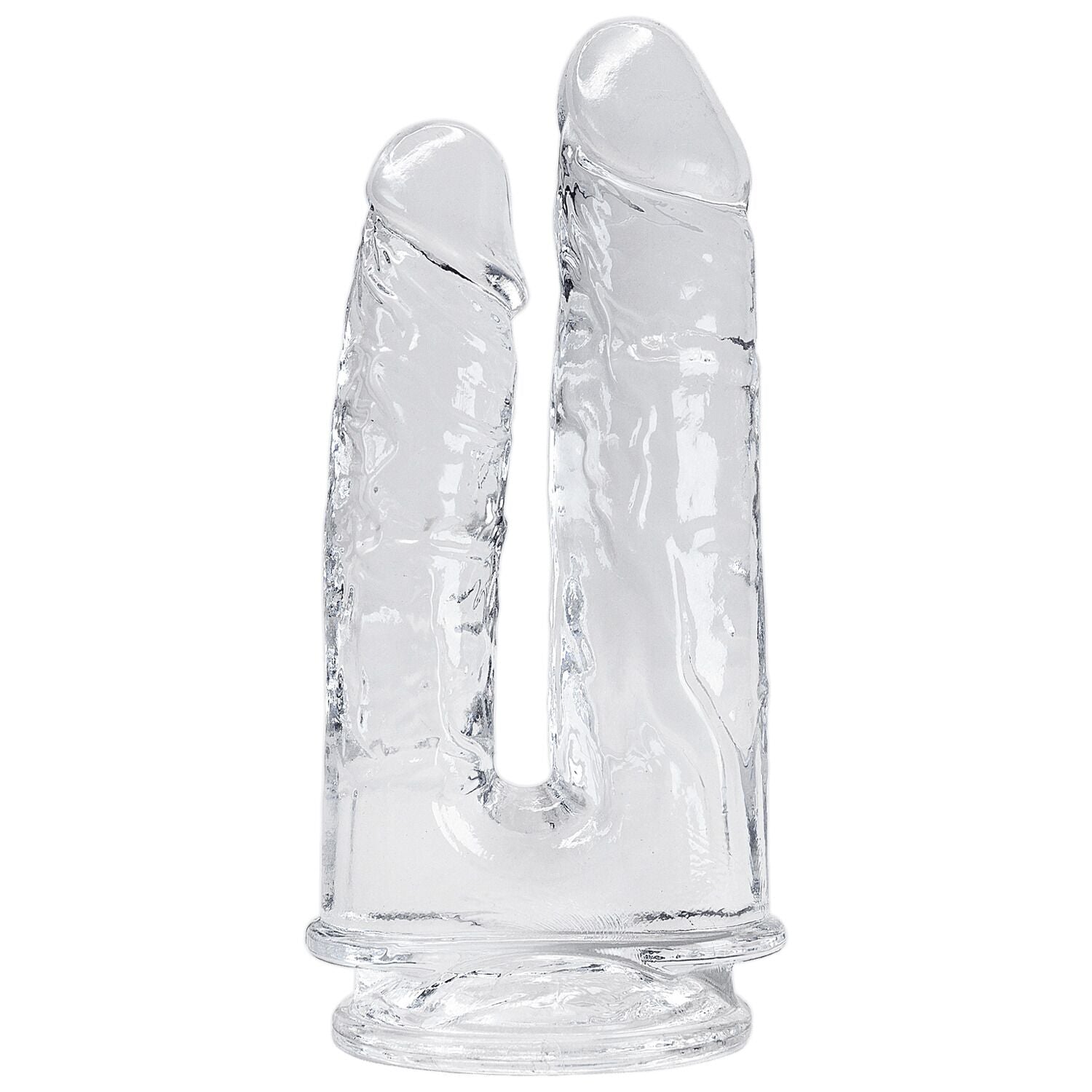 Transparent Alive Imperium Jelly Dildo for Double Penetration