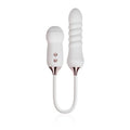 KISTOY Cathy White Pulsator with Vacuum Stimulator on a Flexible Connector