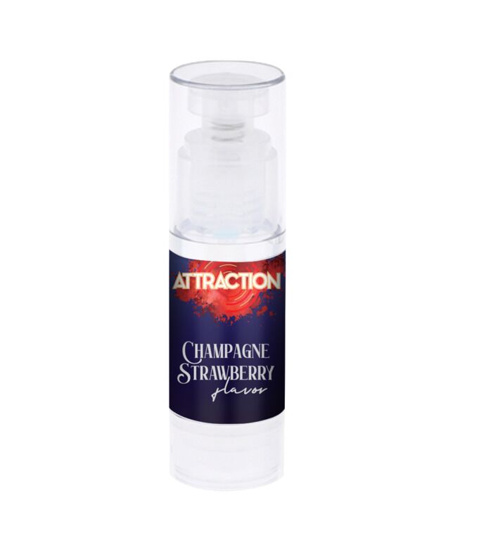 Edible Massage Oil MAI Attraction Champagne Strawberry Hot Kiss (50 ml)
