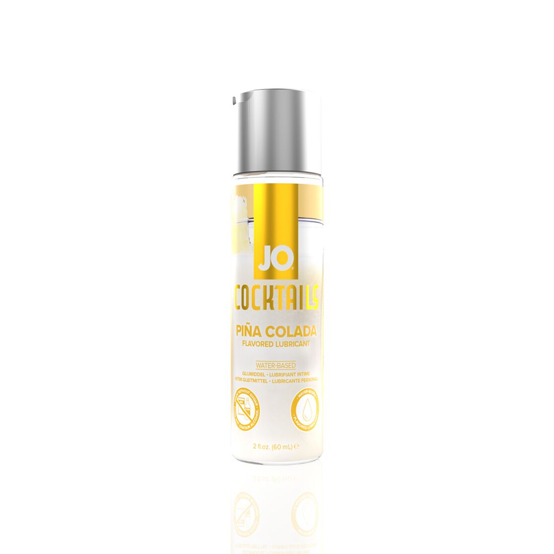 JO Cocktails - Pina Colada Water-Based Lubricant, Sugar-Free, Vegetable Glycerin (60 ml)