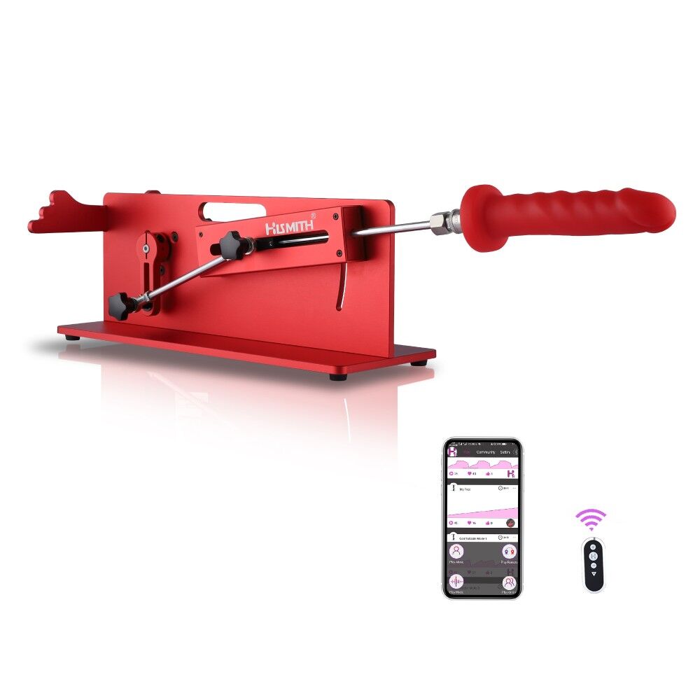 Smart Sex Machine Hismith Table Top 2.0 Pro APP Red, Tabletop Version