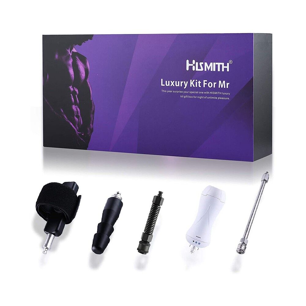 Hismith KlicLok System Set for Him Adapter Set, Masturbator included
