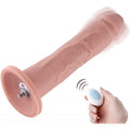 10.2″ Dildo with Vibration for Hismith Sex Machines Silicone Dildo with Vibe, KlicLok, Remote Control