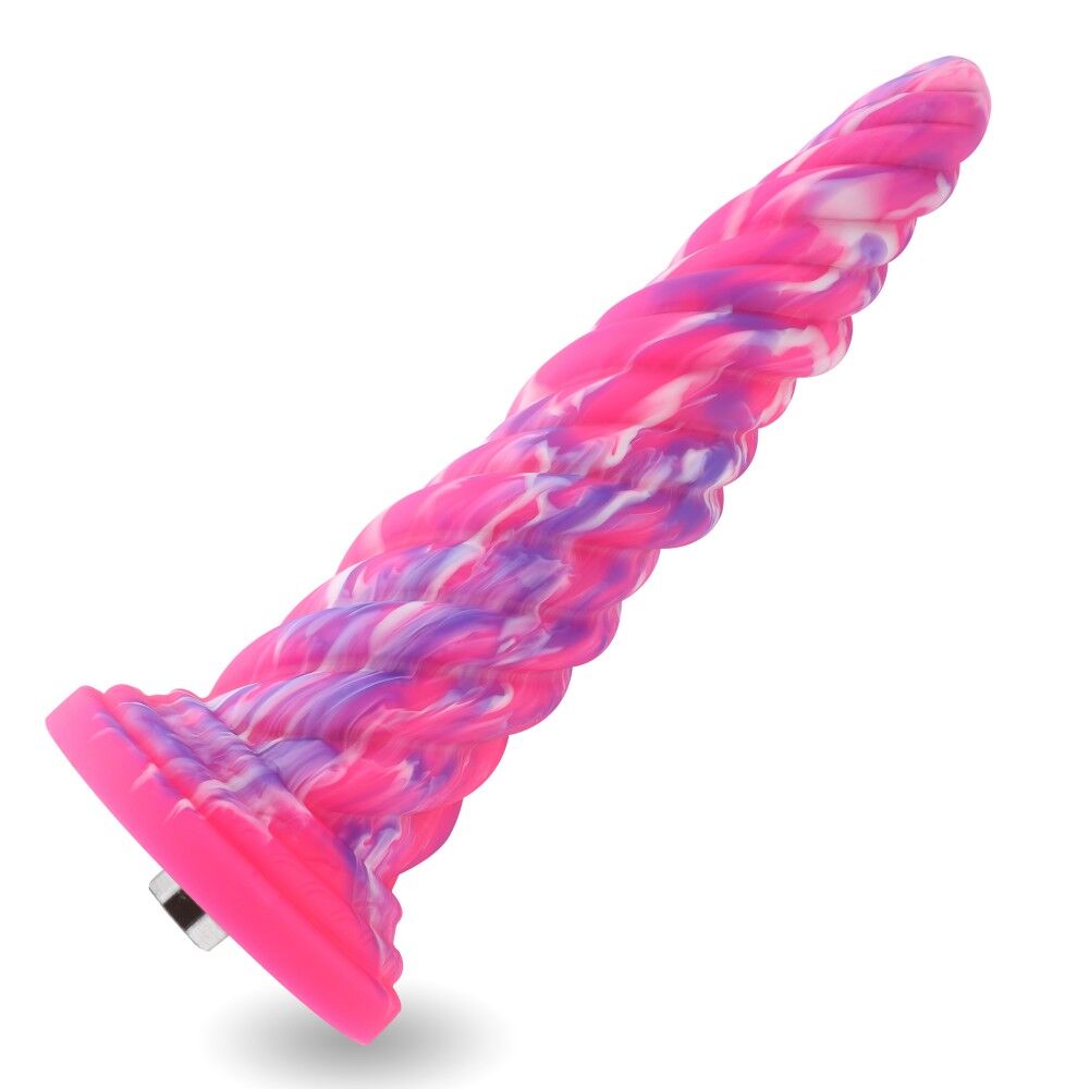 Fantasy Dildo 10.12″ for Hismith Sex Machines Silicone Dildo Rose Monster Series, KlicLok