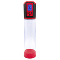 Automatic Vacuum Pump Men Powerup Passion Pump Red, LED Display, Rechargeable, 8 Modes