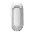 Tenga Flip Zero Gravity White Masturbator, variable stimulation intensity, foldable