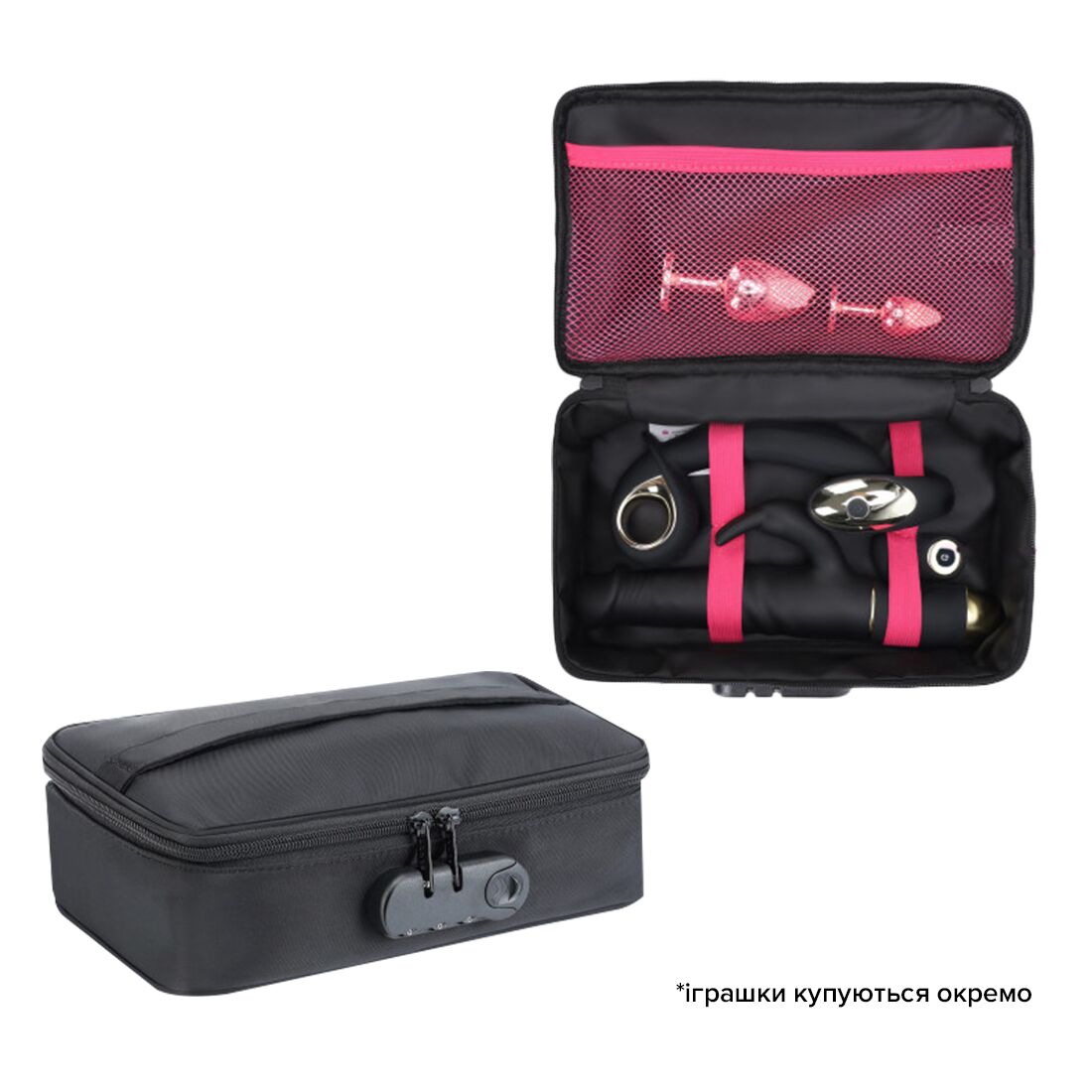 Toy case with combination lock Dorcel DISCREET BOX