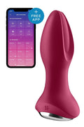 Satisfyer Rotator Plug 2+ Violet Anal Smart Vibrating Butt Plug with Pearl Massage