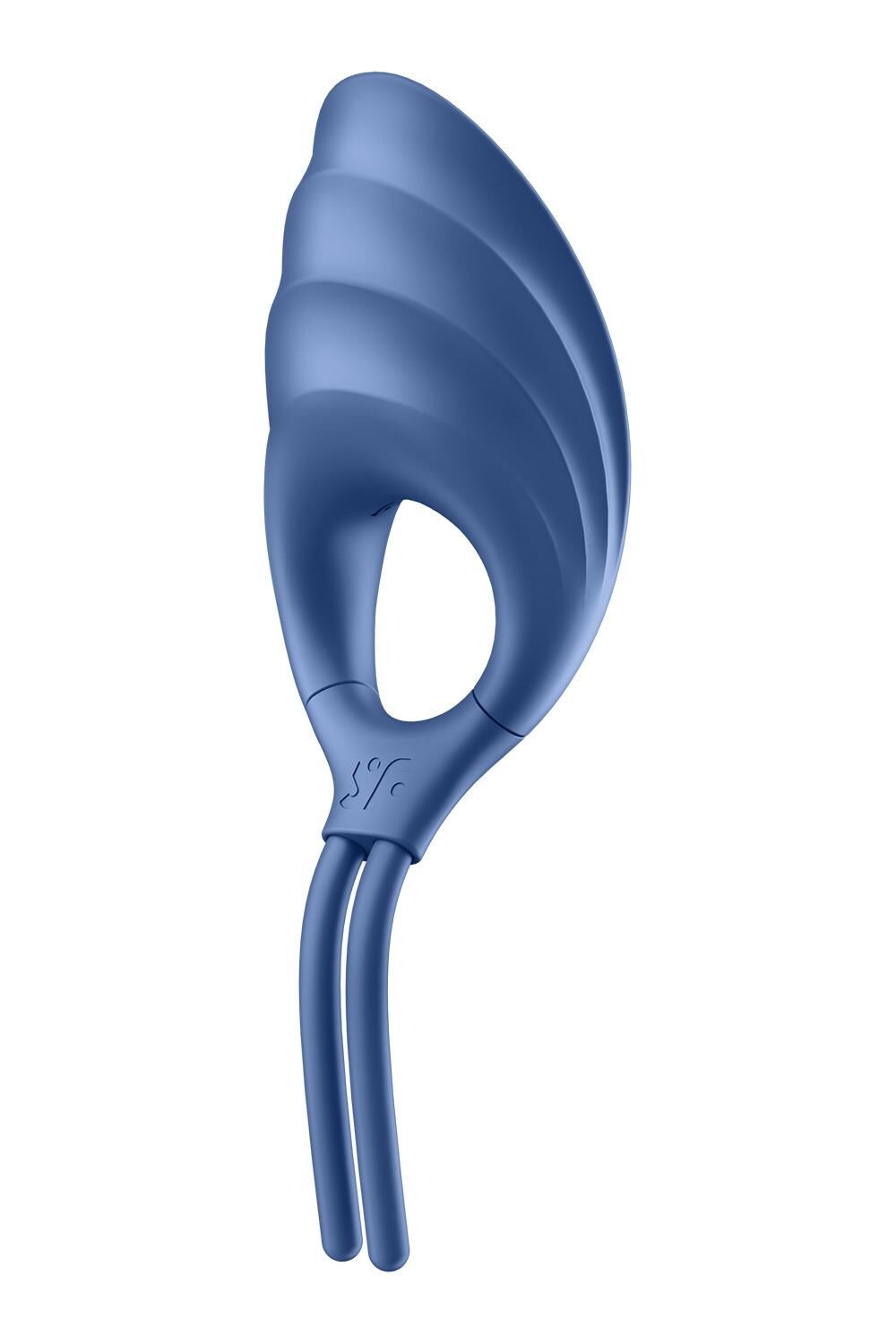 Erectile vibrator ring-loop Satisfyer Swordsman Blue, strong fixation, 10 modes, powerful motor