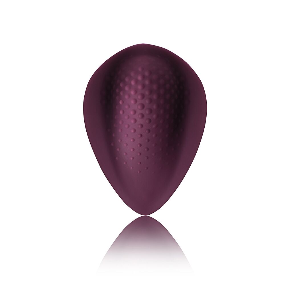 Rocks Off Knickerbocker Glory Panty Vibrator - Burgundy, remote control