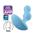 Smart prostate massager Satisfyer Deep Diver Light Blue