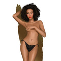 Panties-slips Penthouse Too Hot To Be Real M/L Black, lace, adjustable fit