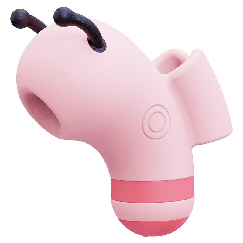 KISSTOY Beebe Pink Microcurrent Vacuum Stimulator, Finger-Wearable