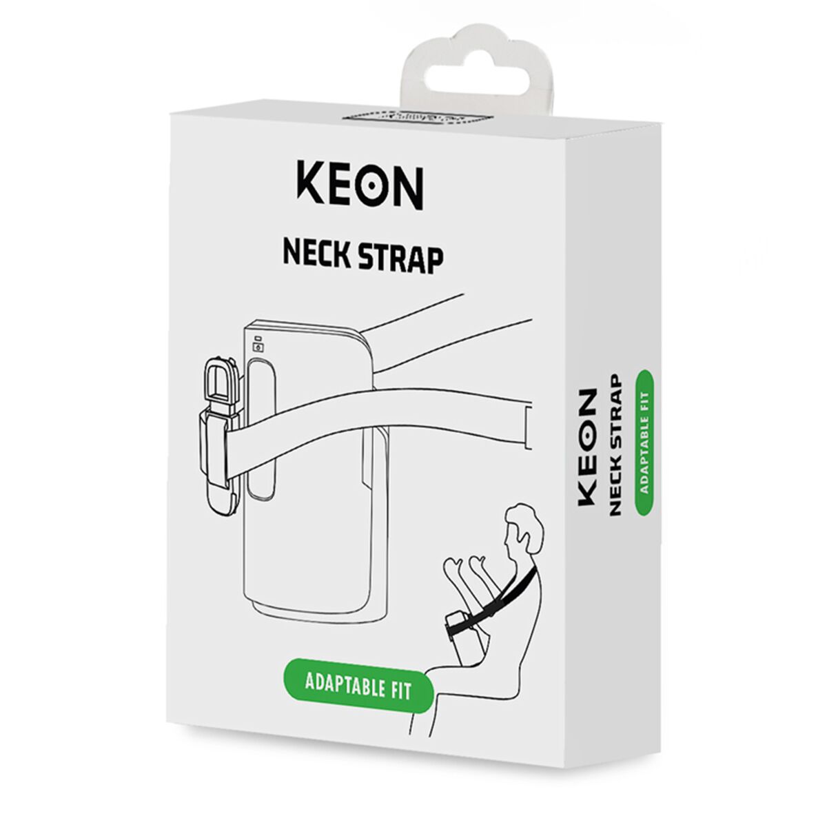 Strap-on neck strap for Kiiroo Keon masturbator