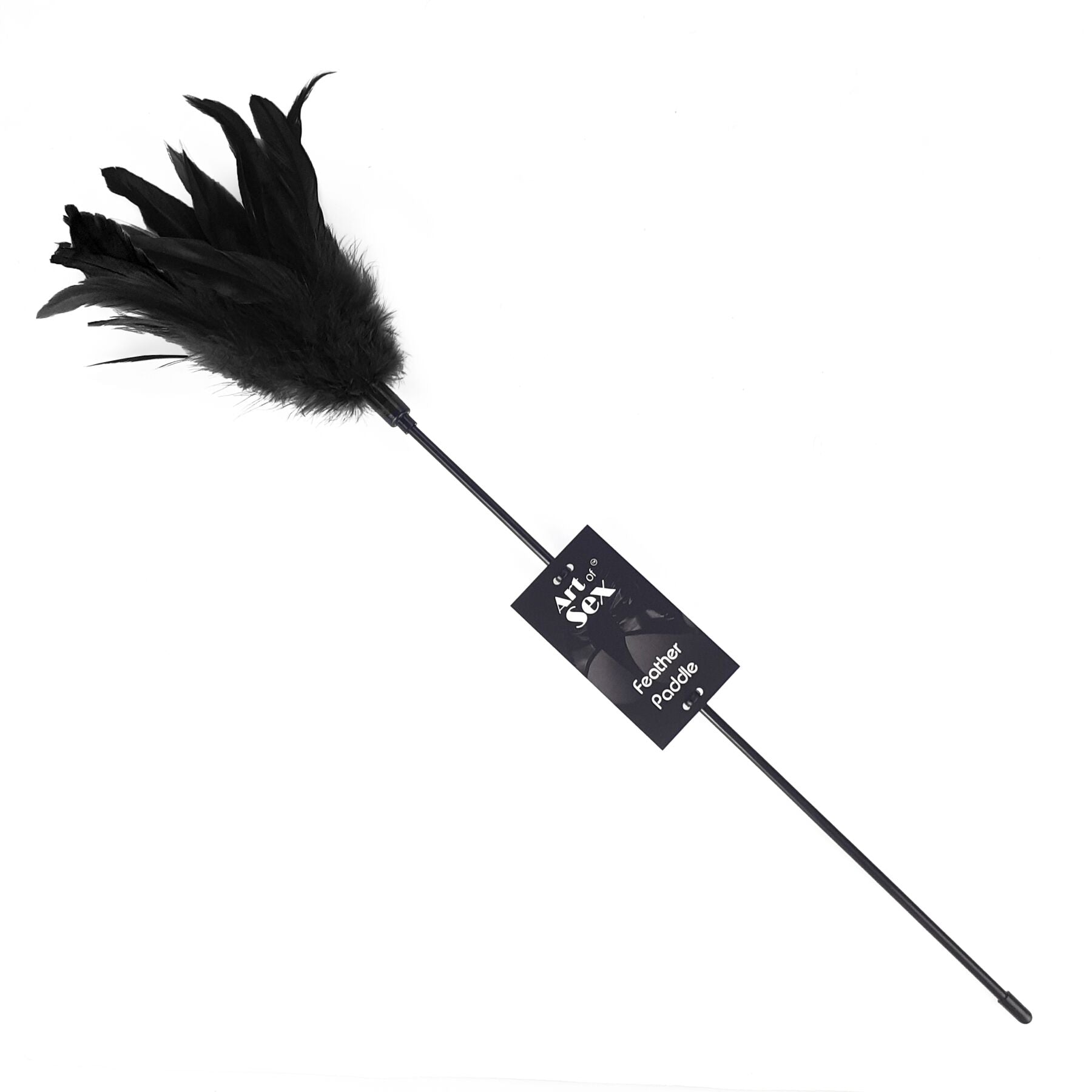 Tickler with rooster feather Art of Sex – Feather Paddle, black
