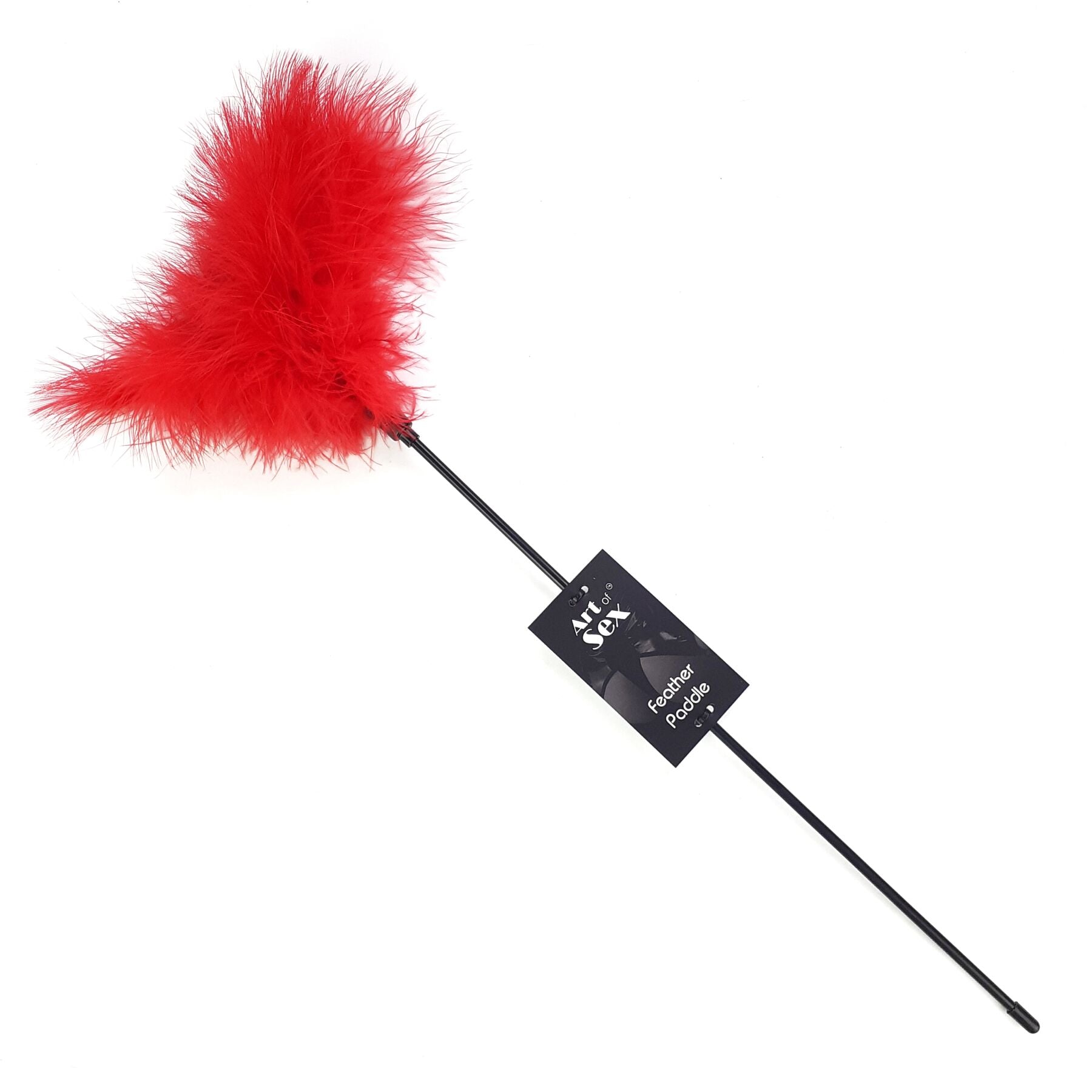 Turkey Feather Tickler by Art of Sex - Feather Paddle, Red