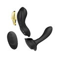 Zalo AYA Obsidian Black Smart Panty Vibrator, Attachment, and Remote Control