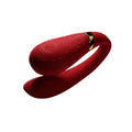 Zalo Fanfan Bright Red Smart Vibrator for Couples
