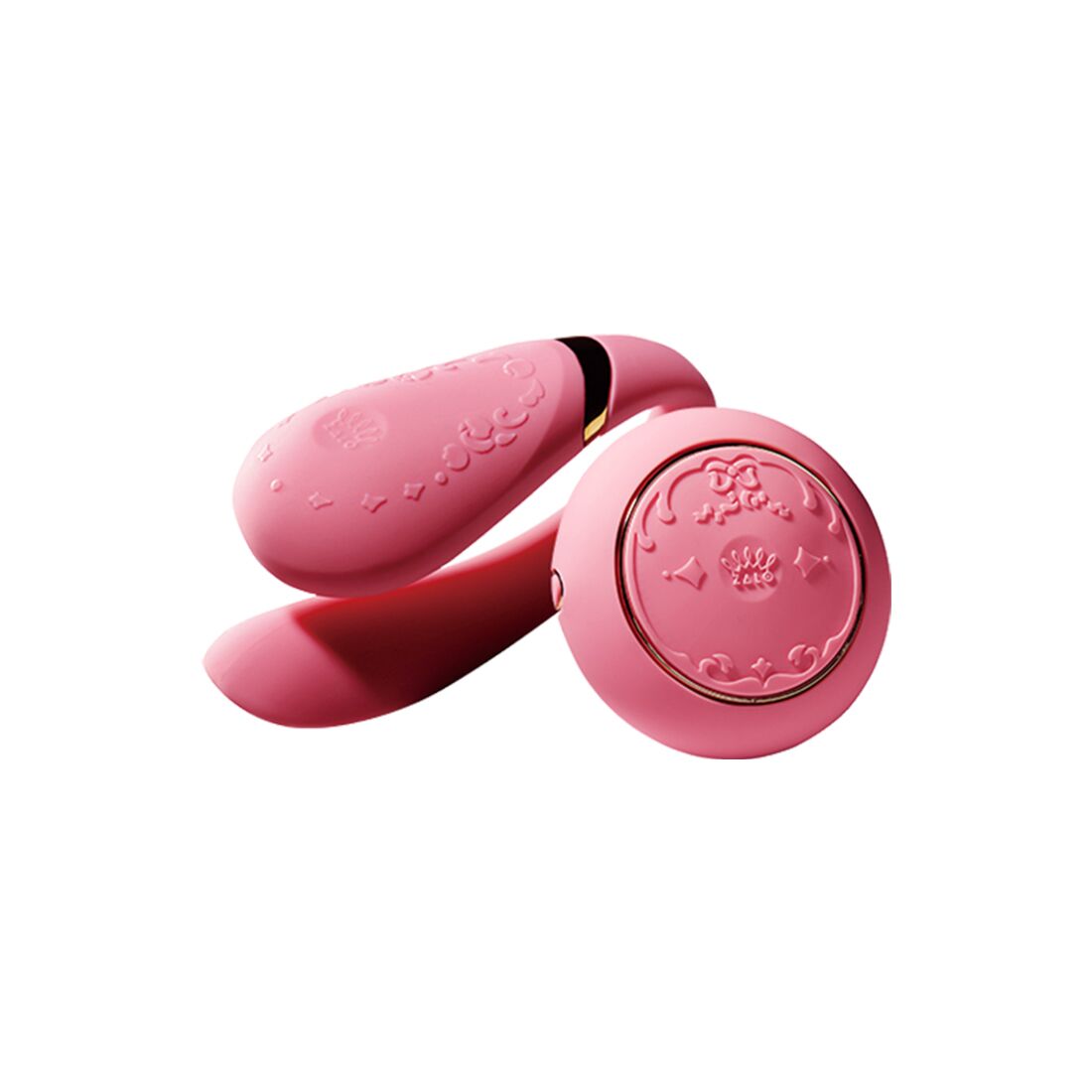 Smart vibrator for couples Zalo Fanfan set Rouge Pink, remote control
