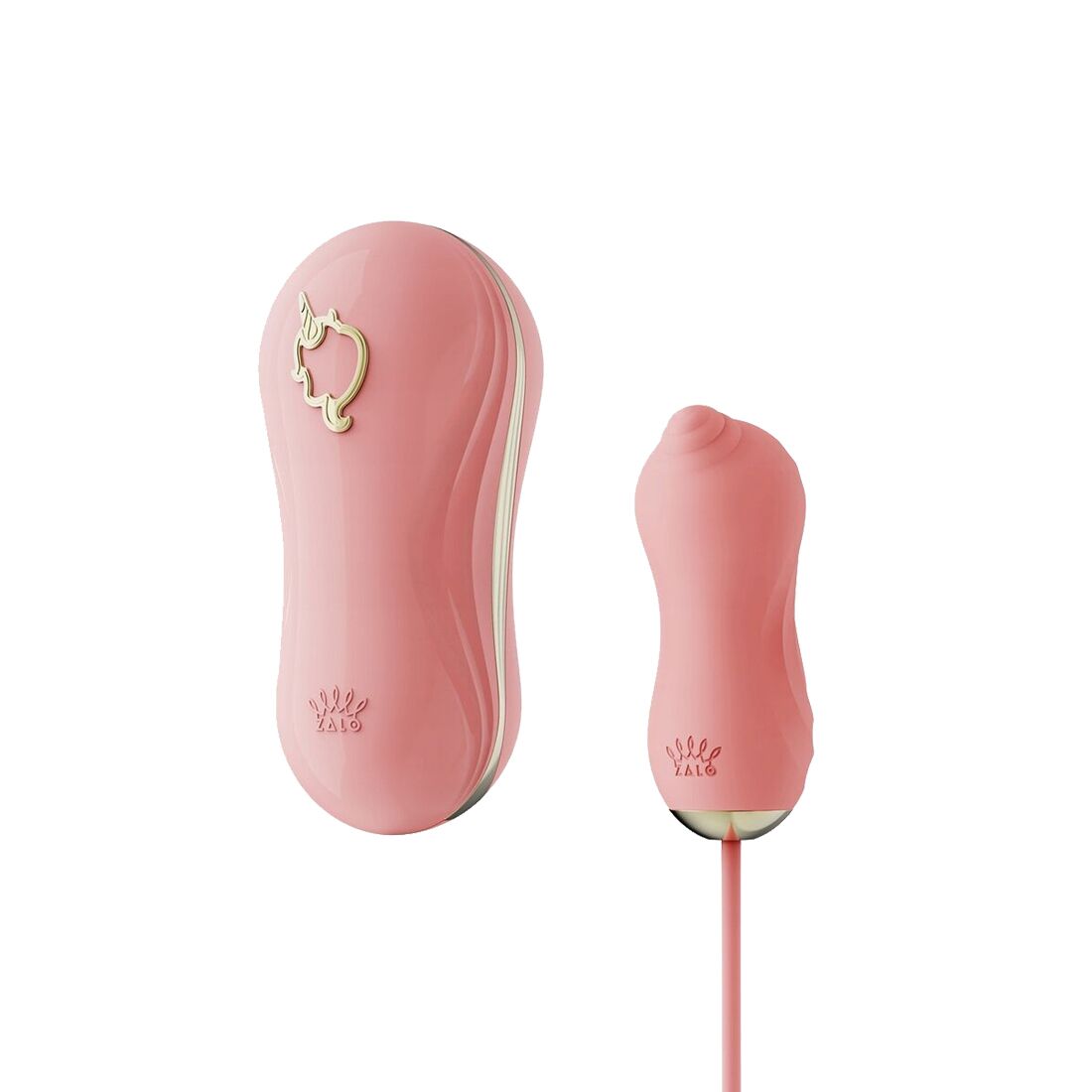 2-in-1 Set Zalo — UNICORN Pink, Vibrating Egg + Vacuum Stimulator