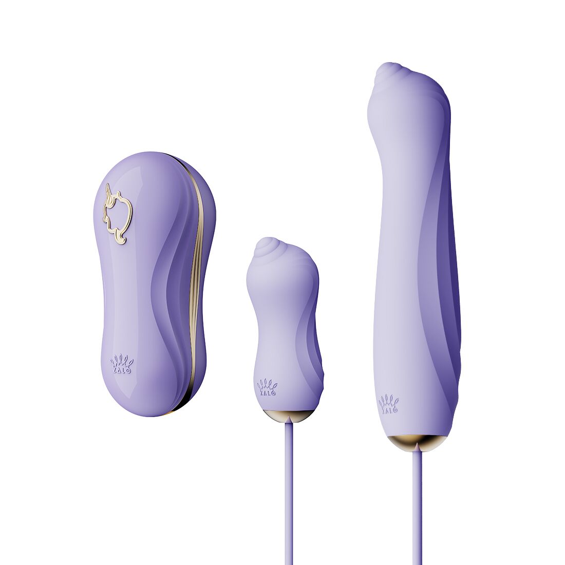 3-in-1 Zalo – UNICORN Set Violet, Vibrating Egg, Pulsator, Vacuum Stimulator