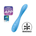 Satisfyer G-Spot Flex 4+ universal smart vibrator, flexible shaft with position lock